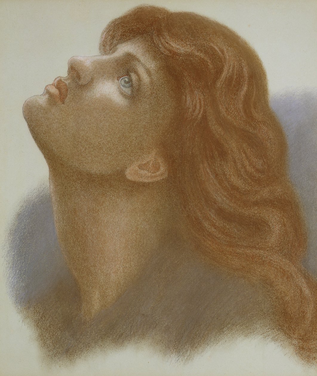 Astarte Syriaca (Venus Astarte) 1875 (színes kréták papíron) alkotó: Dante Gabriel Charles Rossetti