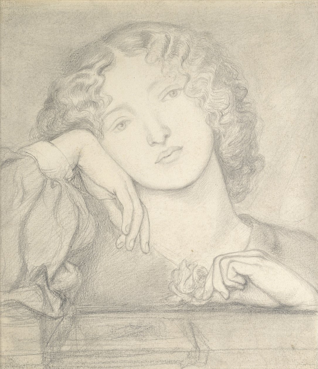 Monna Rosa, 19. század alkotó: Dante Gabriel Charles Rossetti