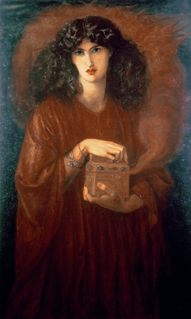Pandora, 1871 alkotó: Dante Gabriel Charles Rossetti
