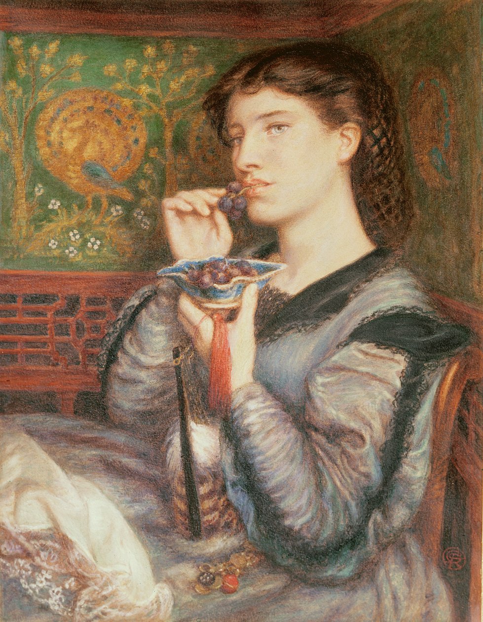 Giovinetta portréja (pasztell) alkotó: Dante Gabriel Charles Rossetti