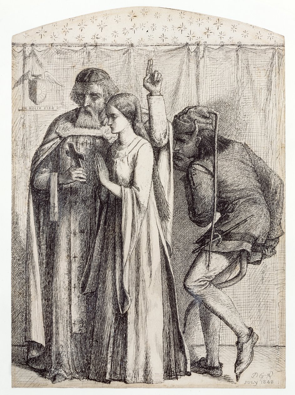 Retro me Sathana, 1848 alkotó: Dante Gabriel Charles Rossetti