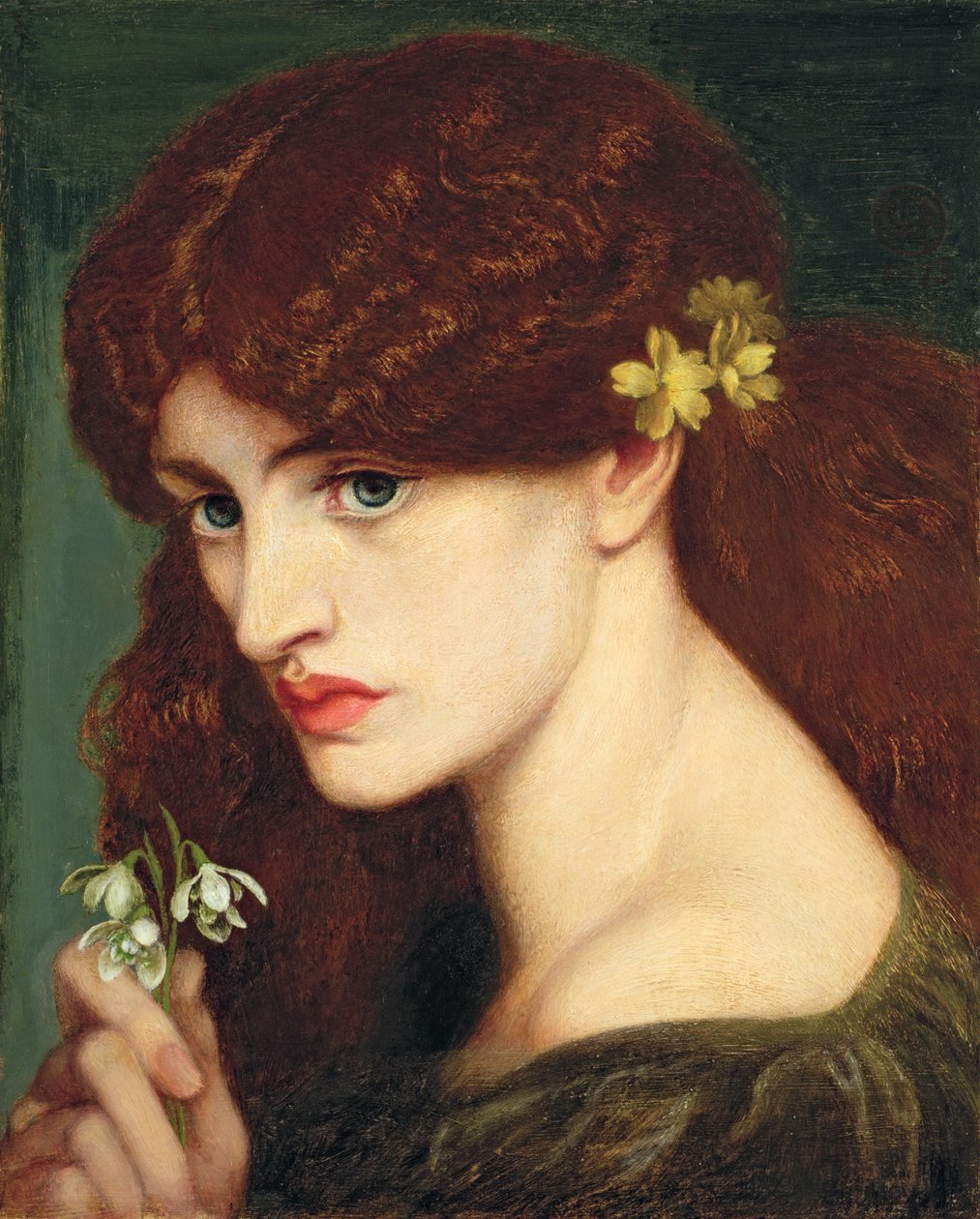 Hóvirág, 1873 alkotó: Dante Gabriel Charles Rossetti