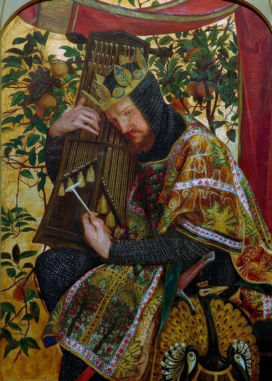 Dávid mint király alkotó: Dante Gabriel Charles Rossetti