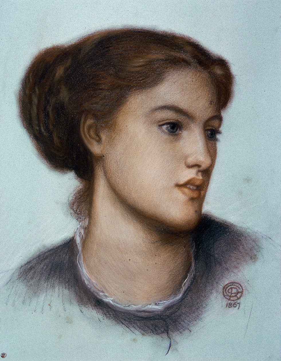 Ellen Smith, 1867 alkotó: Dante Gabriel Charles Rossetti