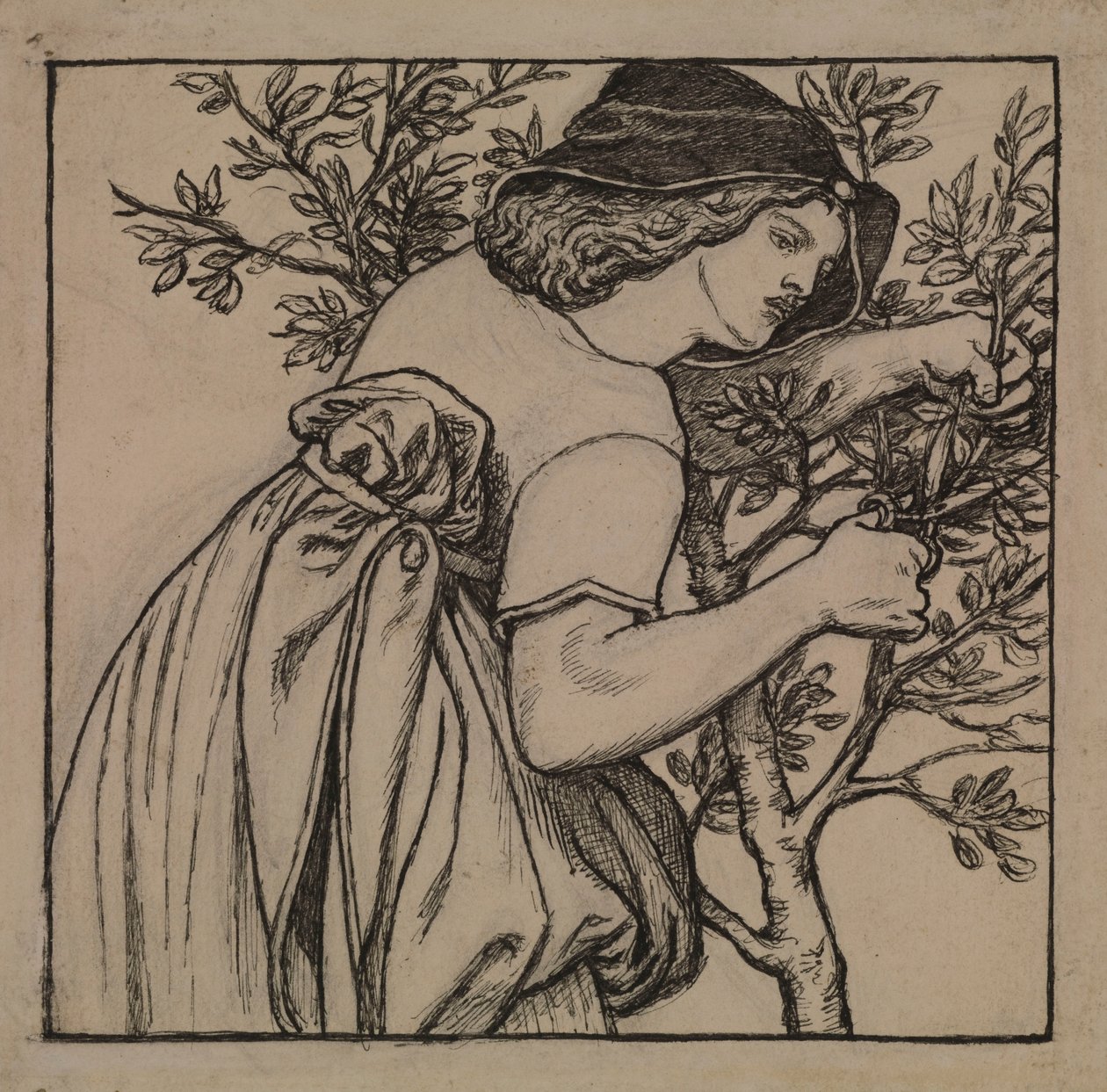 Renés király nászútja alkotó: Dante Gabriel Charles Rossetti
