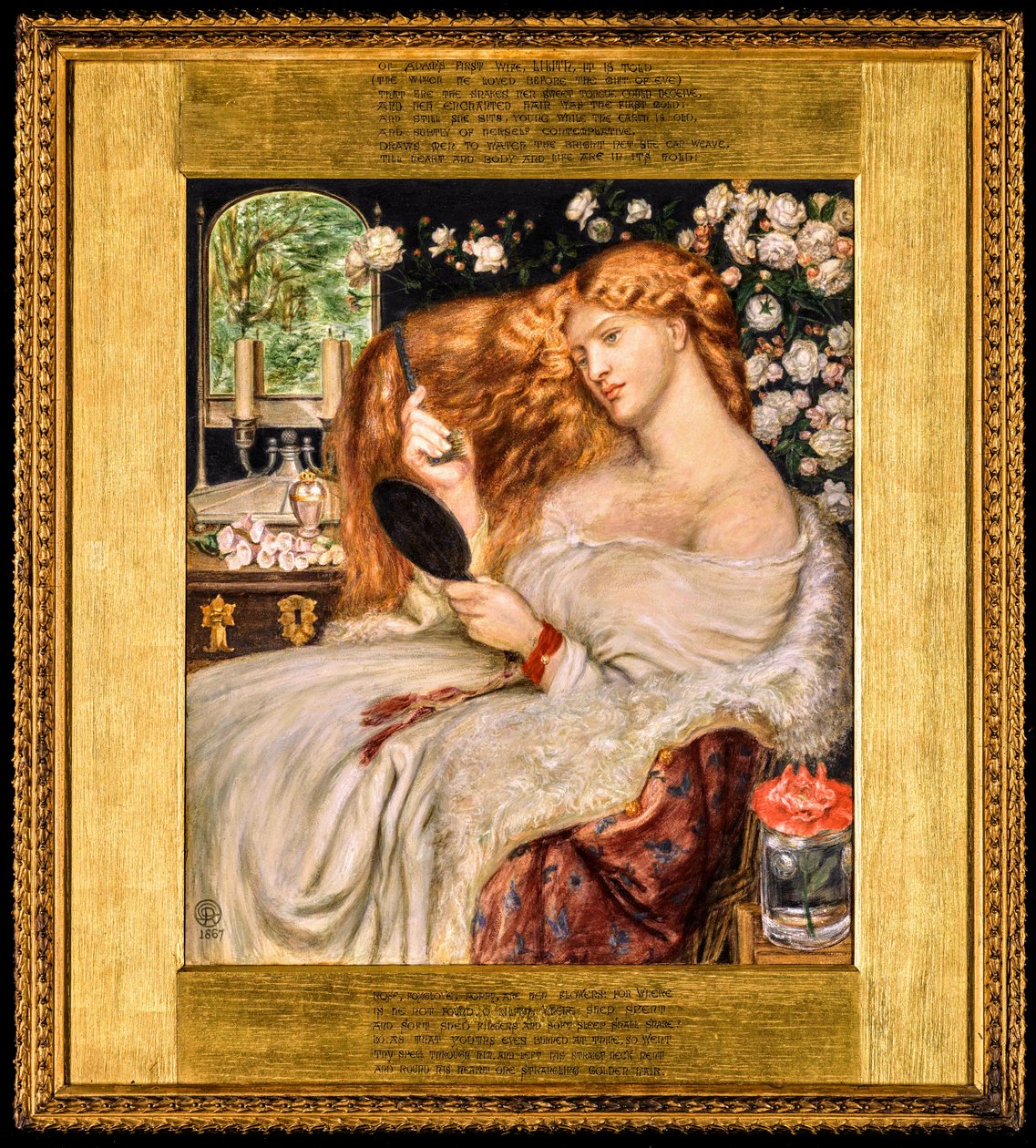 Lady Lilith alkotó: Dante Gabriel Charles Rossetti