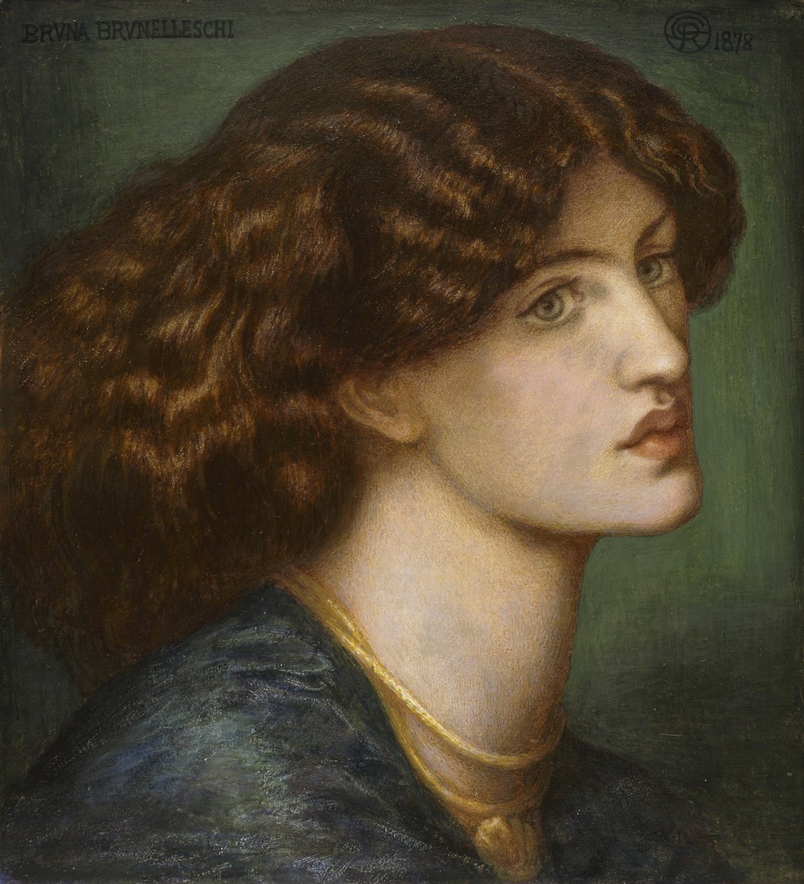 No. 2759 Bruna Brunelleschi, 1878 (gouache) alkotó: Dante Gabriel Charles Rossetti
