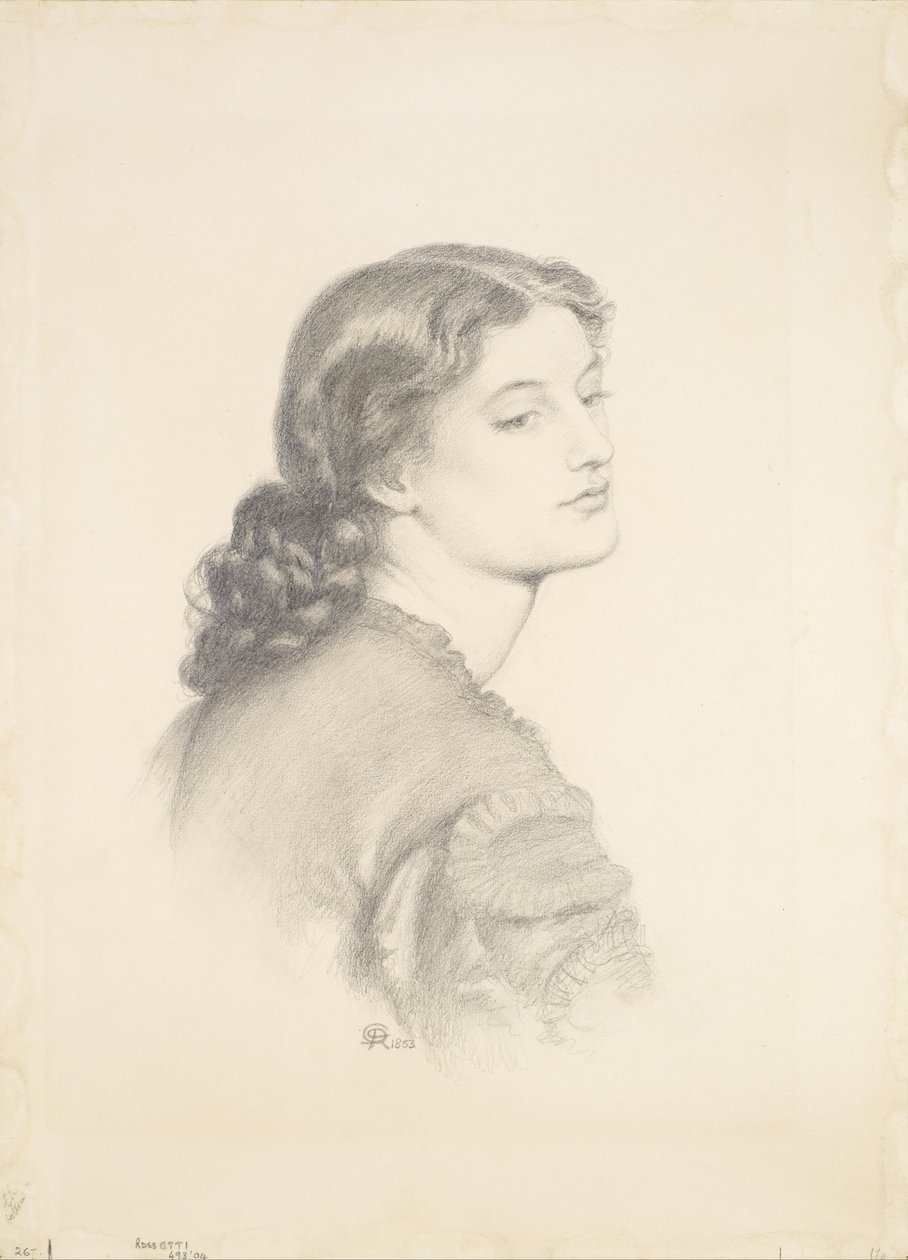 Ada Vernon portréja alkotó: Dante Gabriel Charles Rossetti