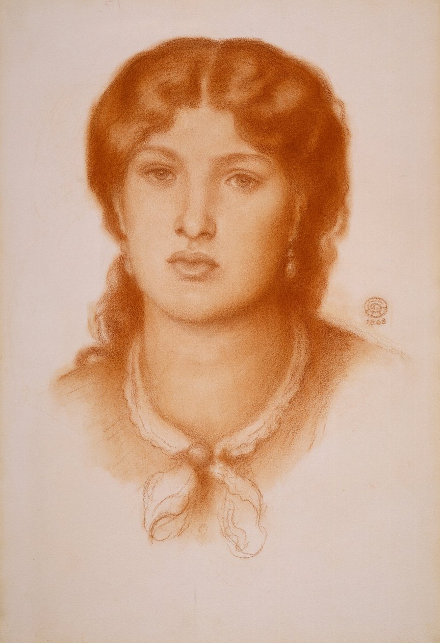 Cornforth Fanny portréja alkotó: Dante Gabriel Charles Rossetti