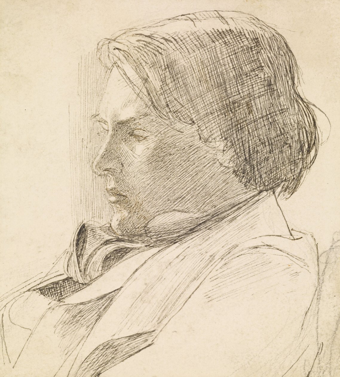 Egy fiatalember portréja alkotó: Dante Gabriel Charles Rossetti
