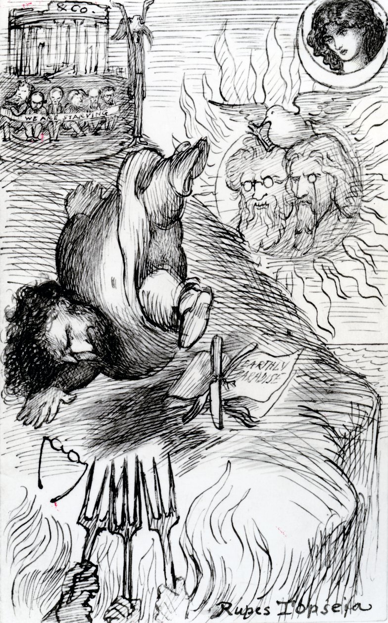 Rupes Topseia, 1874 alkotó: Dante Gabriel Charles Rossetti