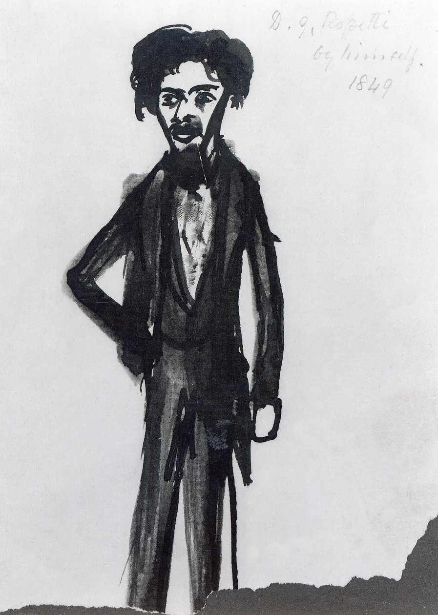 Önarckép, 1849 alkotó: Dante Gabriel Charles Rossetti