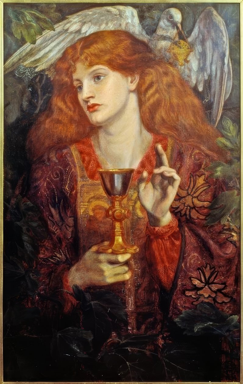 A Szent Grál lánya alkotó: Dante Gabriel Charles Rossetti