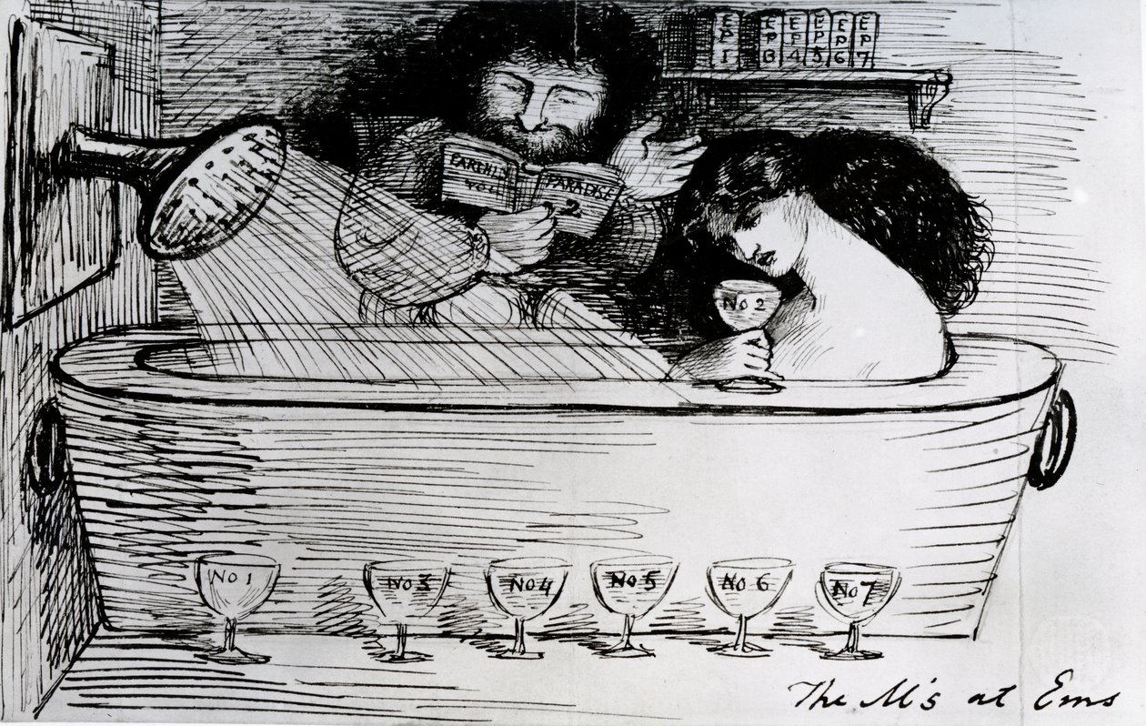 Az M-ek Emsben, 1869 alkotó: Dante Gabriel Charles Rossetti