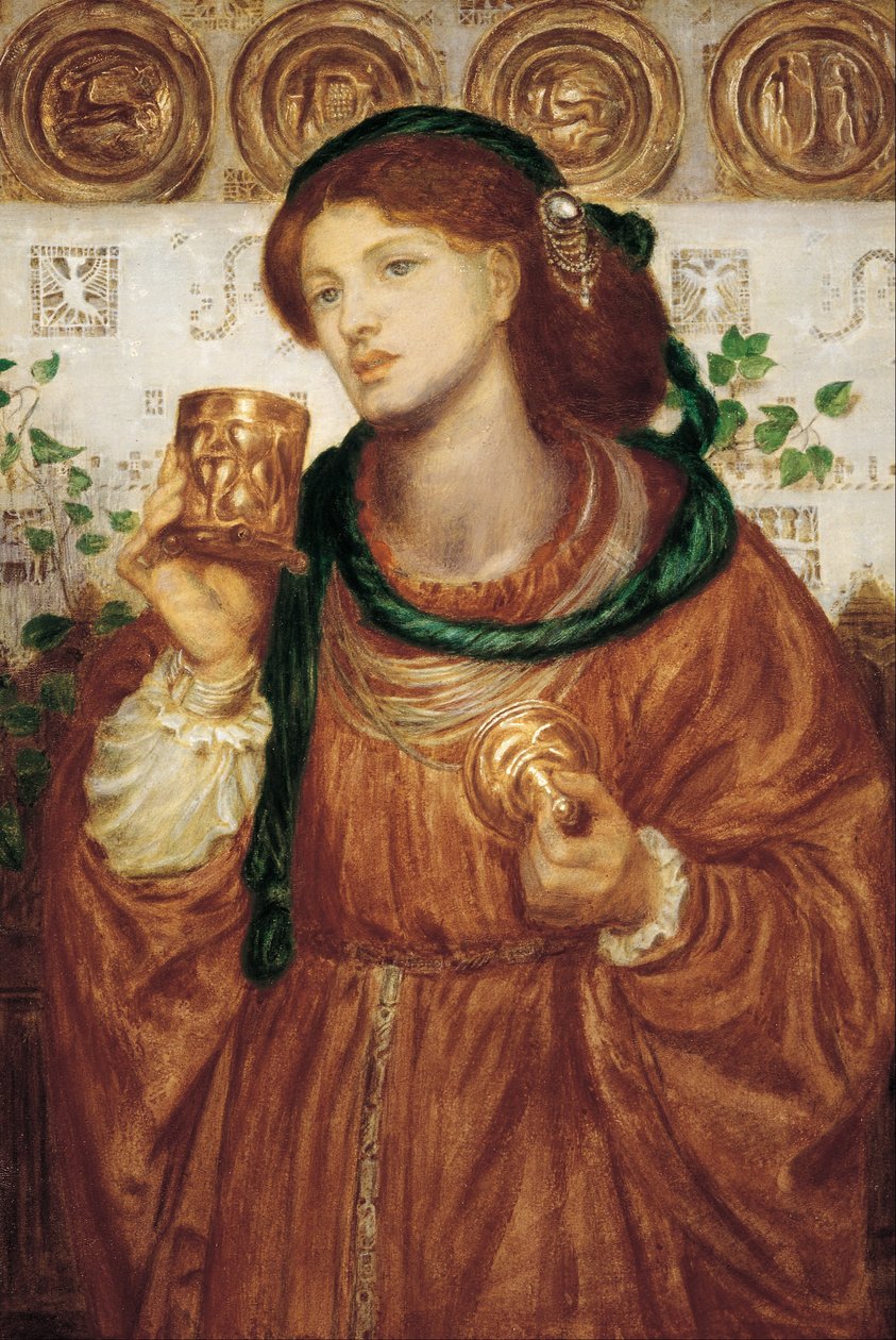 A szerető csésze alkotó: Dante Gabriel Charles Rossetti