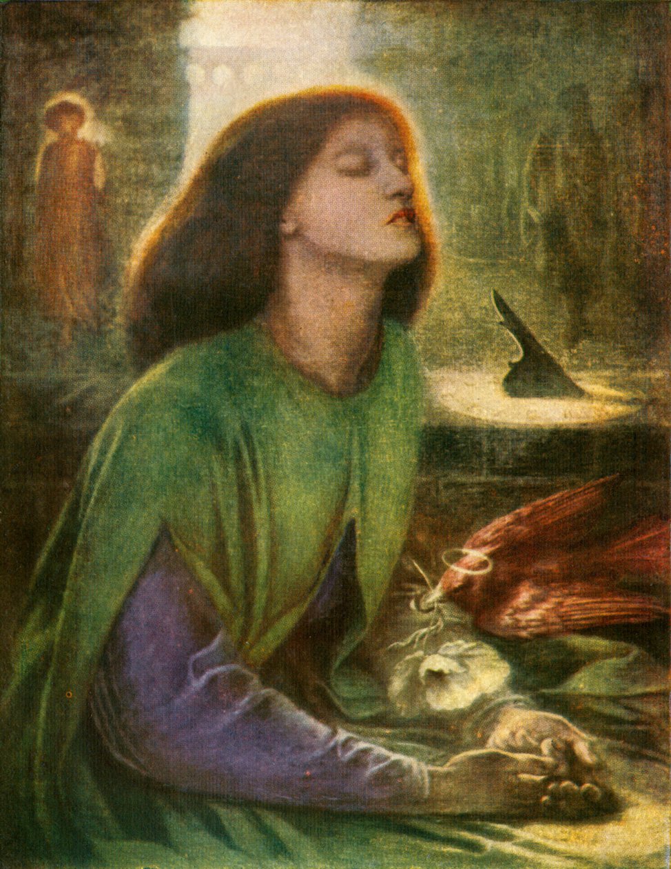 Beáta Beatrix, 1864-1870, 1912 alkotó: Dante Gabriel Charles Rossetti