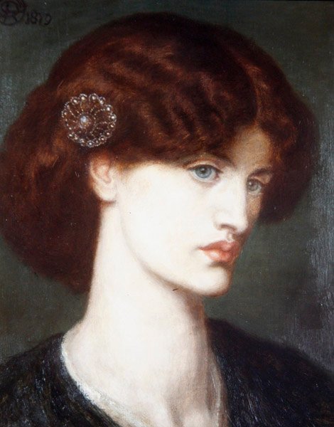 Beatrice, Jane Morris portréja alkotó: Dante Gabriel Charles Rossetti