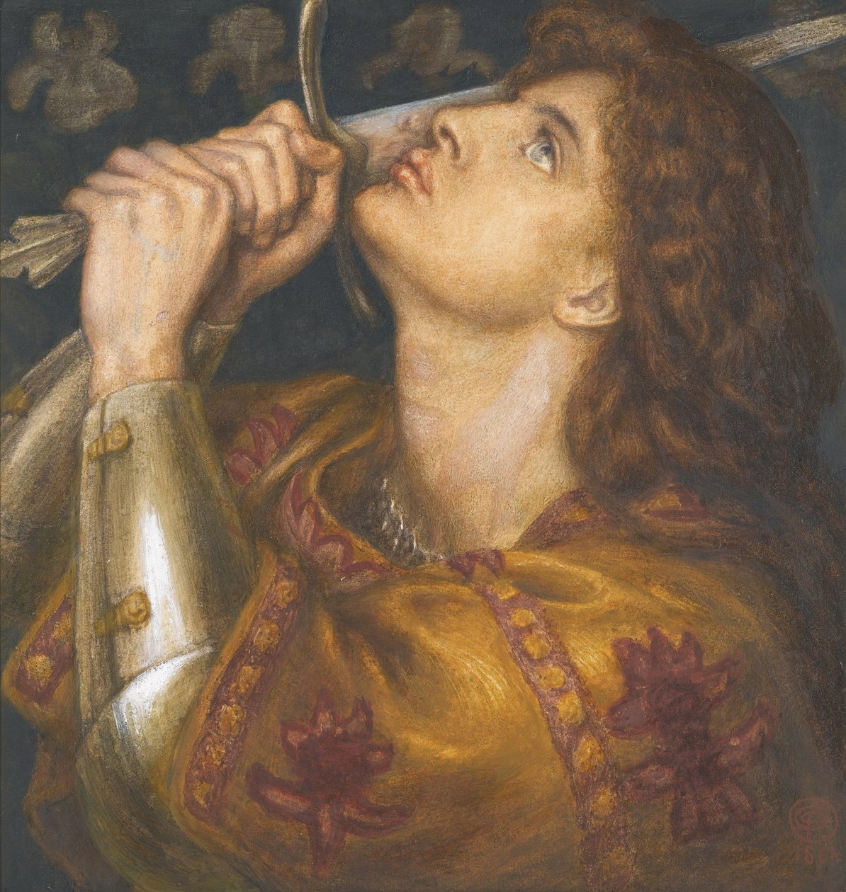 Jeanne of Arc, 1864 alkotó: Dante Gabriel Charles Rossetti