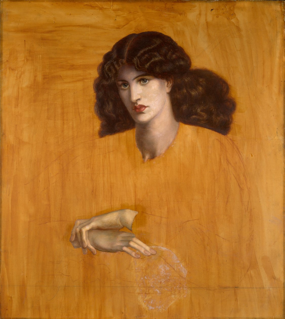 La Donna della Finestra [A szánalom hölgye] alkotó: Dante Gabriel Charles Rossetti