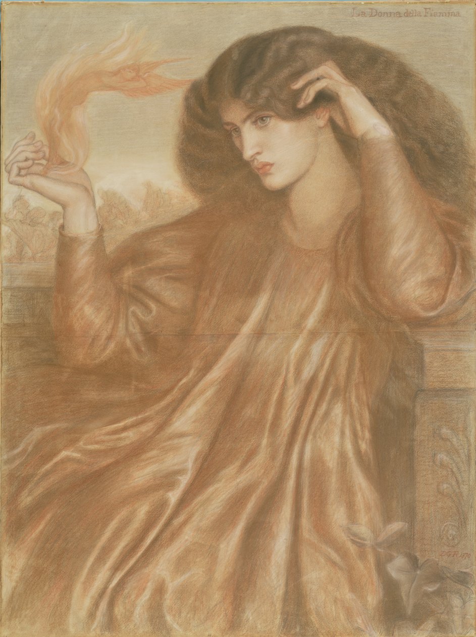 La Donna della Fiamma alkotó: Dante Gabriel Charles Rossetti