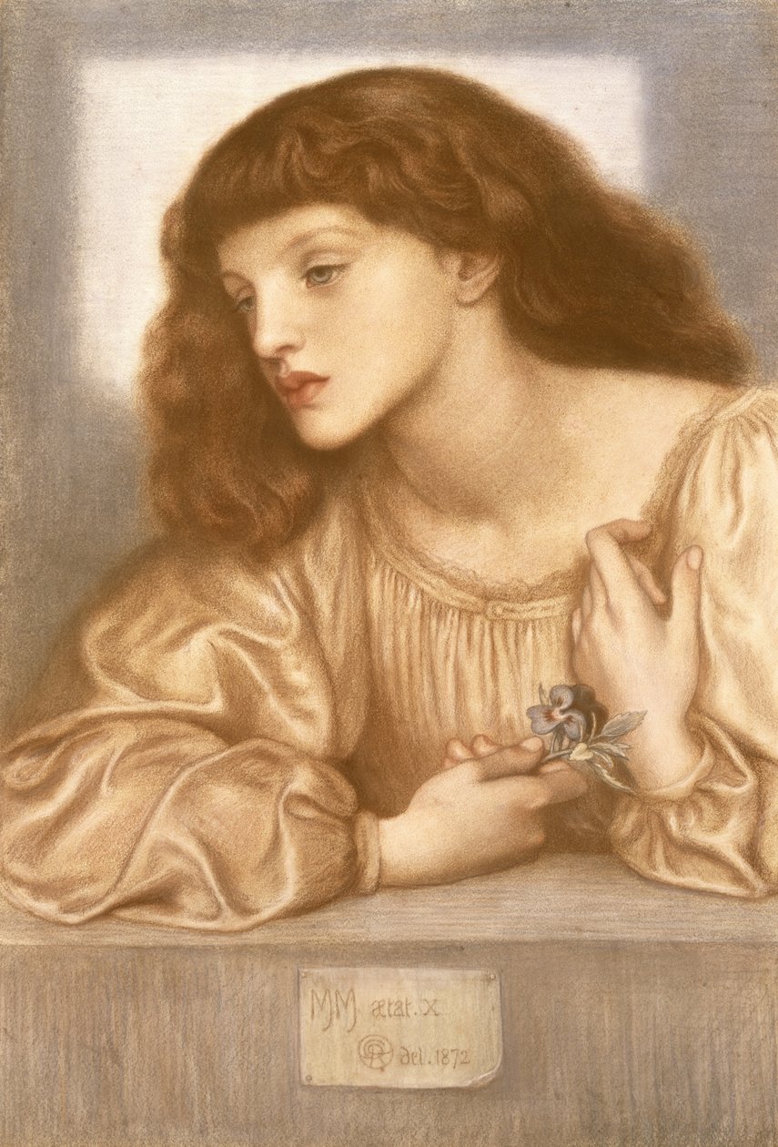 May Morris, 1872 alkotó: Dante Gabriel Charles Rossetti