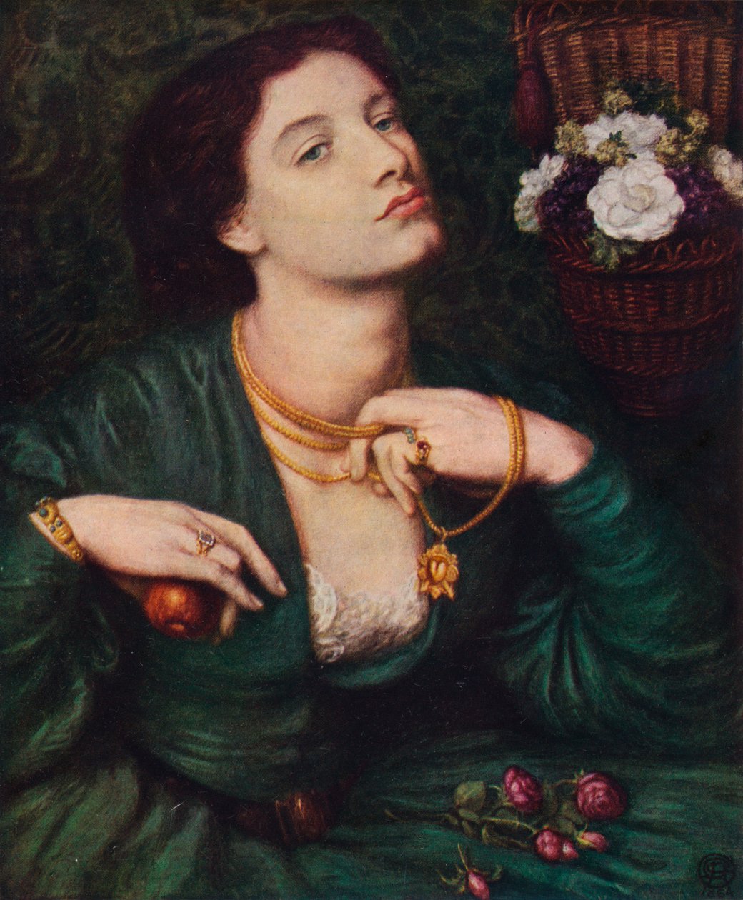 Monna Pomona, 1864. alkotó: Dante Gabriel Charles Rossetti