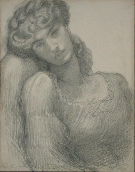 Mrs Morris (1839-1914) alkotó: Dante Gabriel Charles Rossetti