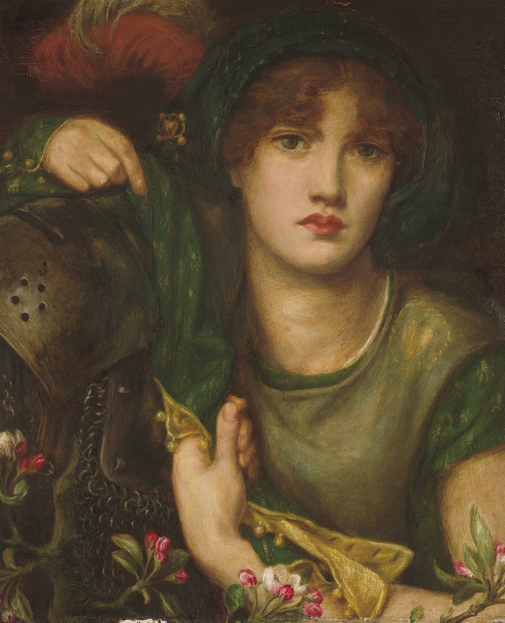 My Lady Greensleeves, 1863 alkotó: Dante Gabriel Charles Rossetti