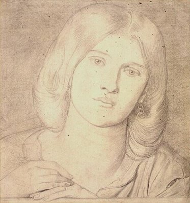 No.1537 Miss Fanny Cornforth, 1860 körül (ceruza papíron) alkotó: Dante Gabriel Charles Rossetti