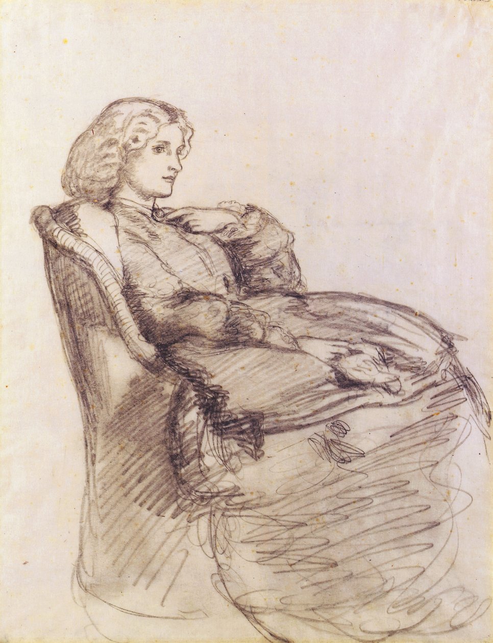 Annie Miller portréja alkotó: Dante Gabriel Charles Rossetti