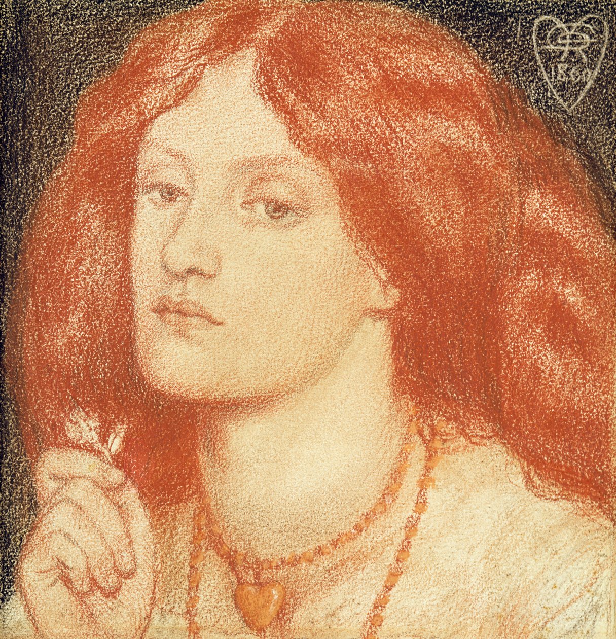 Elizabeth Siddal (1834-62) portréja alkotó: Dante Gabriel Charles Rossetti