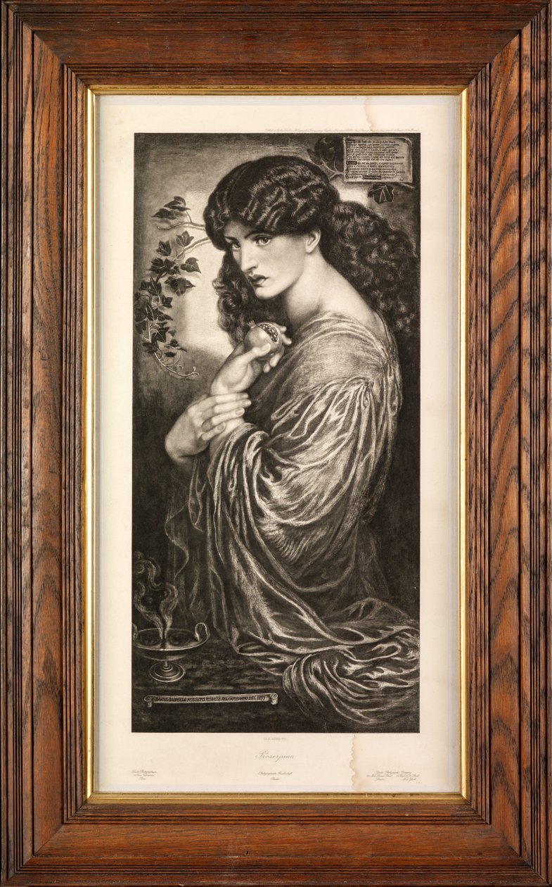 Proserpina (mélynyomás) alkotó: Dante Gabriel Charles Rossetti