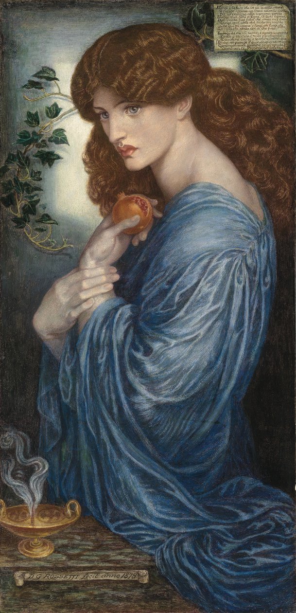 Proserpina alkotó: Dante Gabriel Charles Rossetti