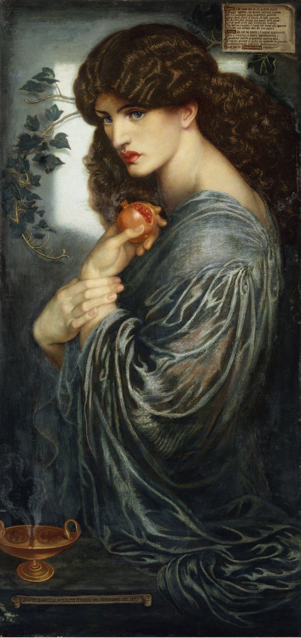 Proserpine, 1882 alkotó: Dante Gabriel Charles Rossetti