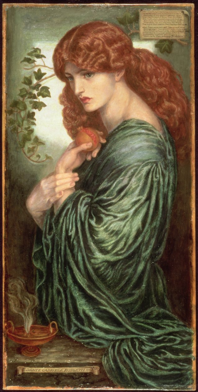 Proserpine, 1882 alkotó: Dante Gabriel Charles Rossetti