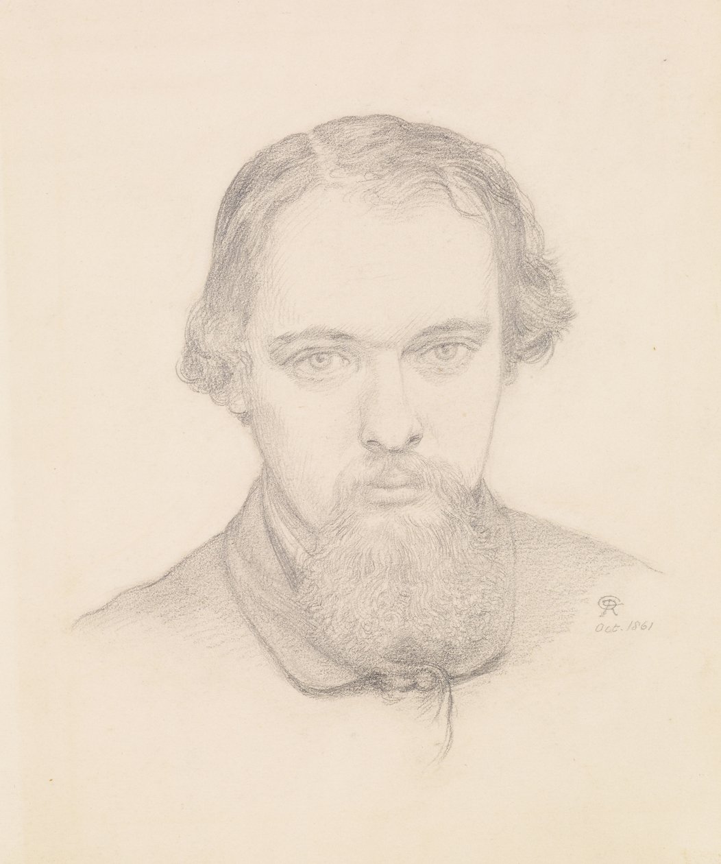 Önarckép alkotó: Dante Gabriel Charles Rossetti