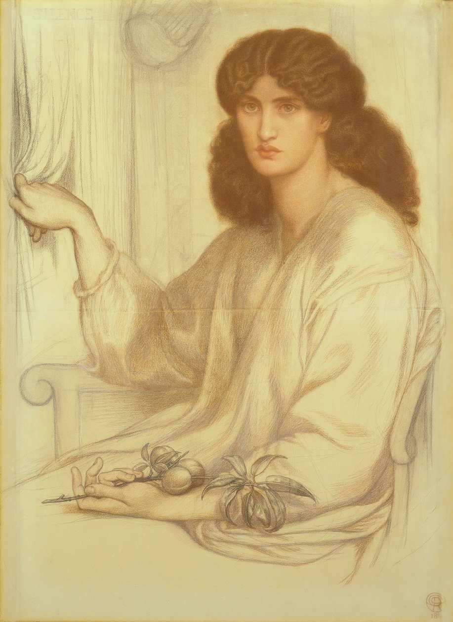 Csend, 1870 alkotó: Dante Gabriel Charles Rossetti