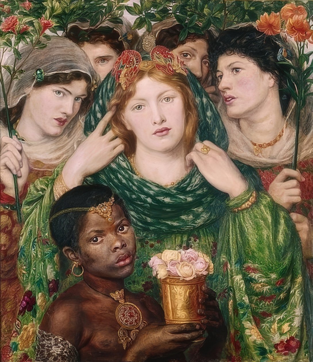 A szeretett. 1865/66 alkotó: Dante Gabriel Charles Rossetti