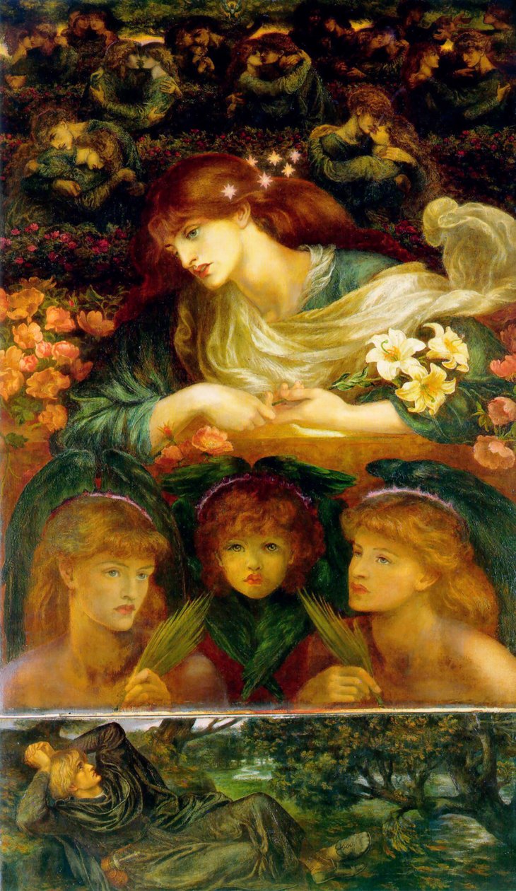 A Boldog Damozel alkotó: Dante Gabriel Charles Rossetti