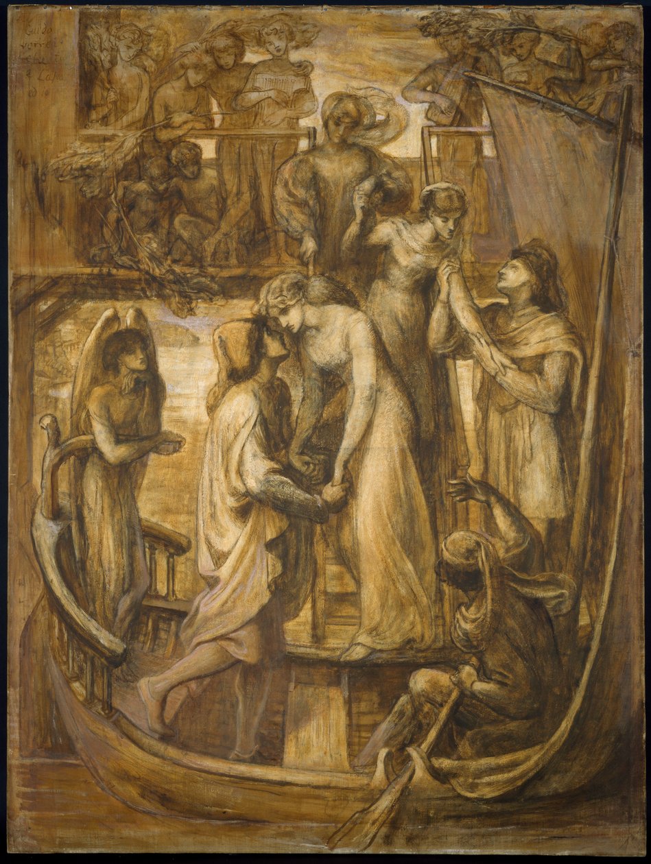A szerelem hajója, 1881 alkotó: Dante Gabriel Charles Rossetti