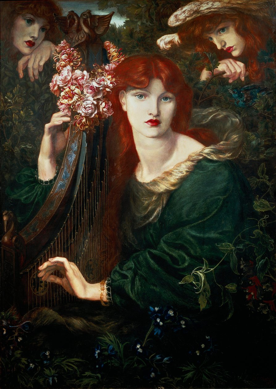 "The Ghirlandata", Dante Gabriel Rossetti festménye alkotó: Dante Gabriel Charles Rossetti