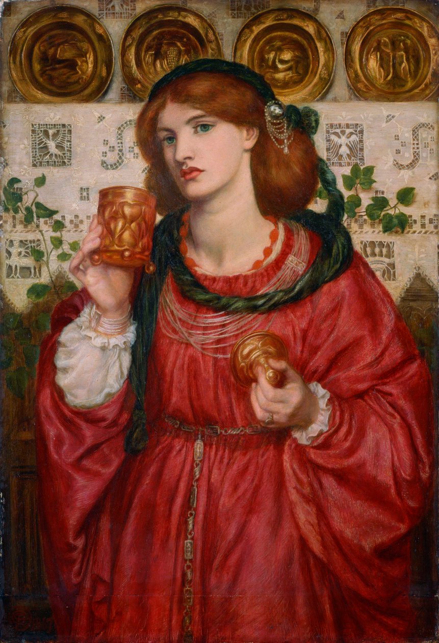 A szerető kupa, 1867 alkotó: Dante Gabriel Charles Rossetti