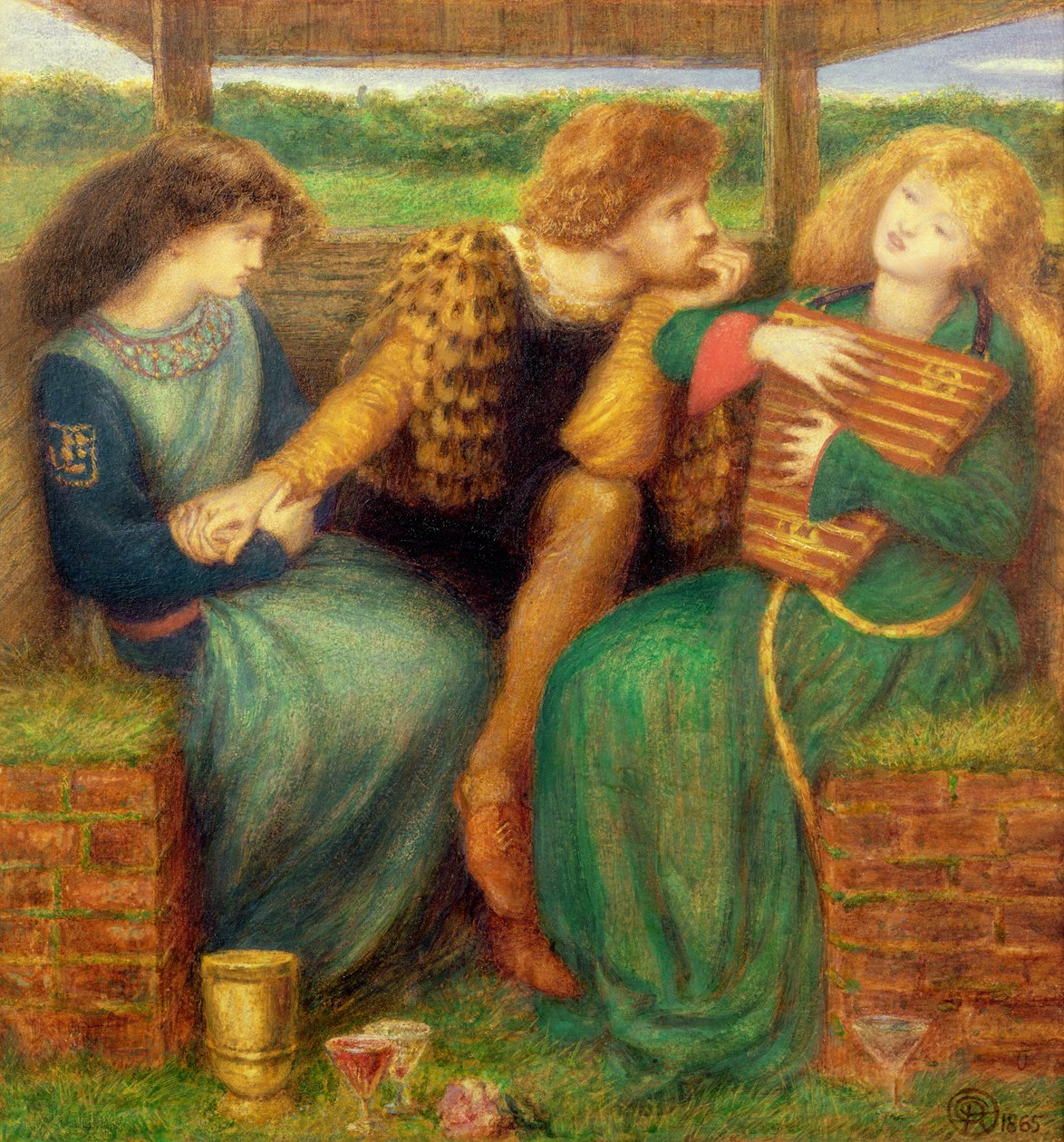 A Irgalmatlan Hölgy alkotó: Dante Gabriel Charles Rossetti