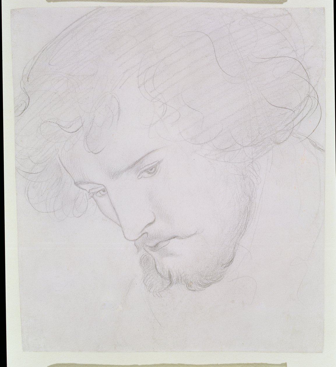 Dávid magva – Tanulmány Dávidnak, 1859-1862 alkotó: Dante Gabriel Charles Rossetti