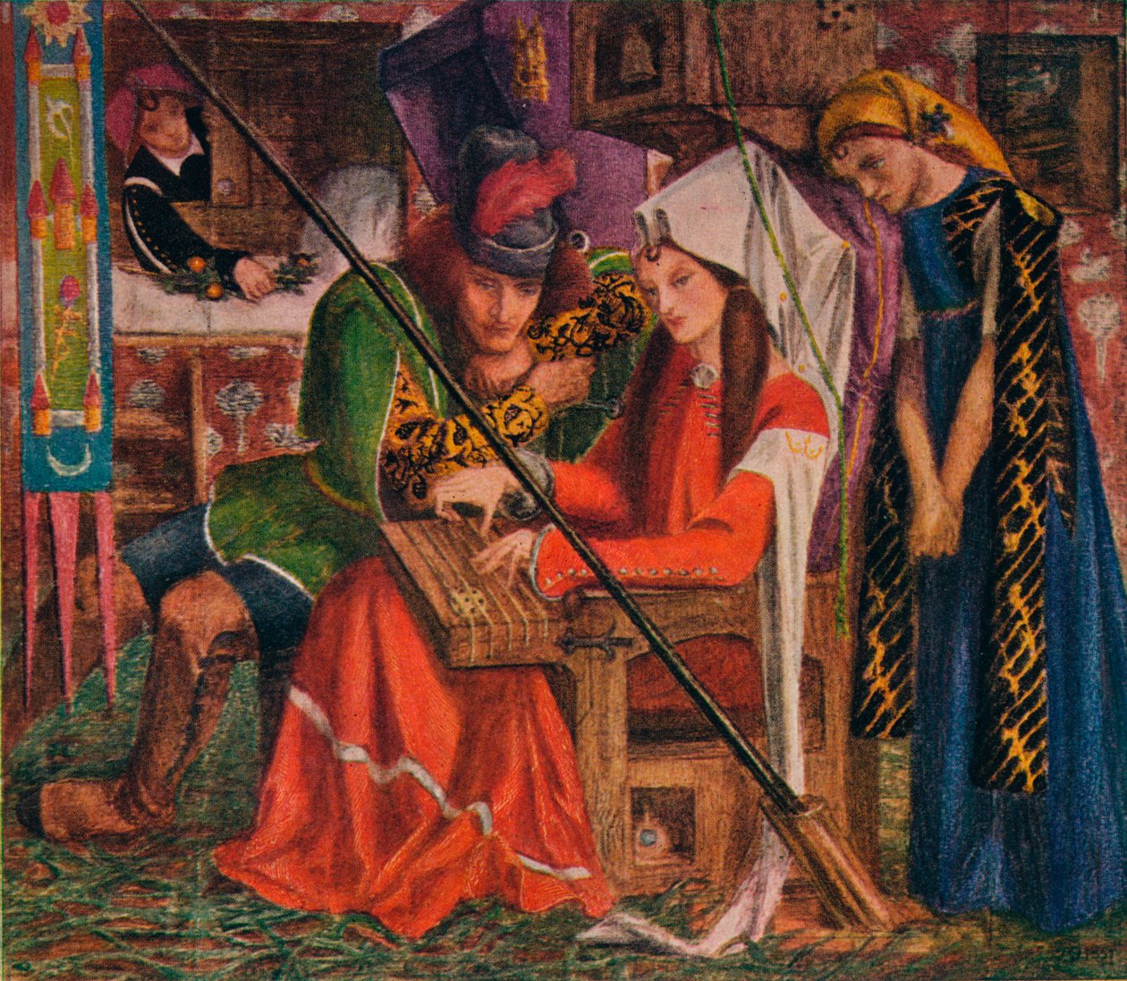 A hét torony dallama, 1857 alkotó: Dante Gabriel Charles Rossetti