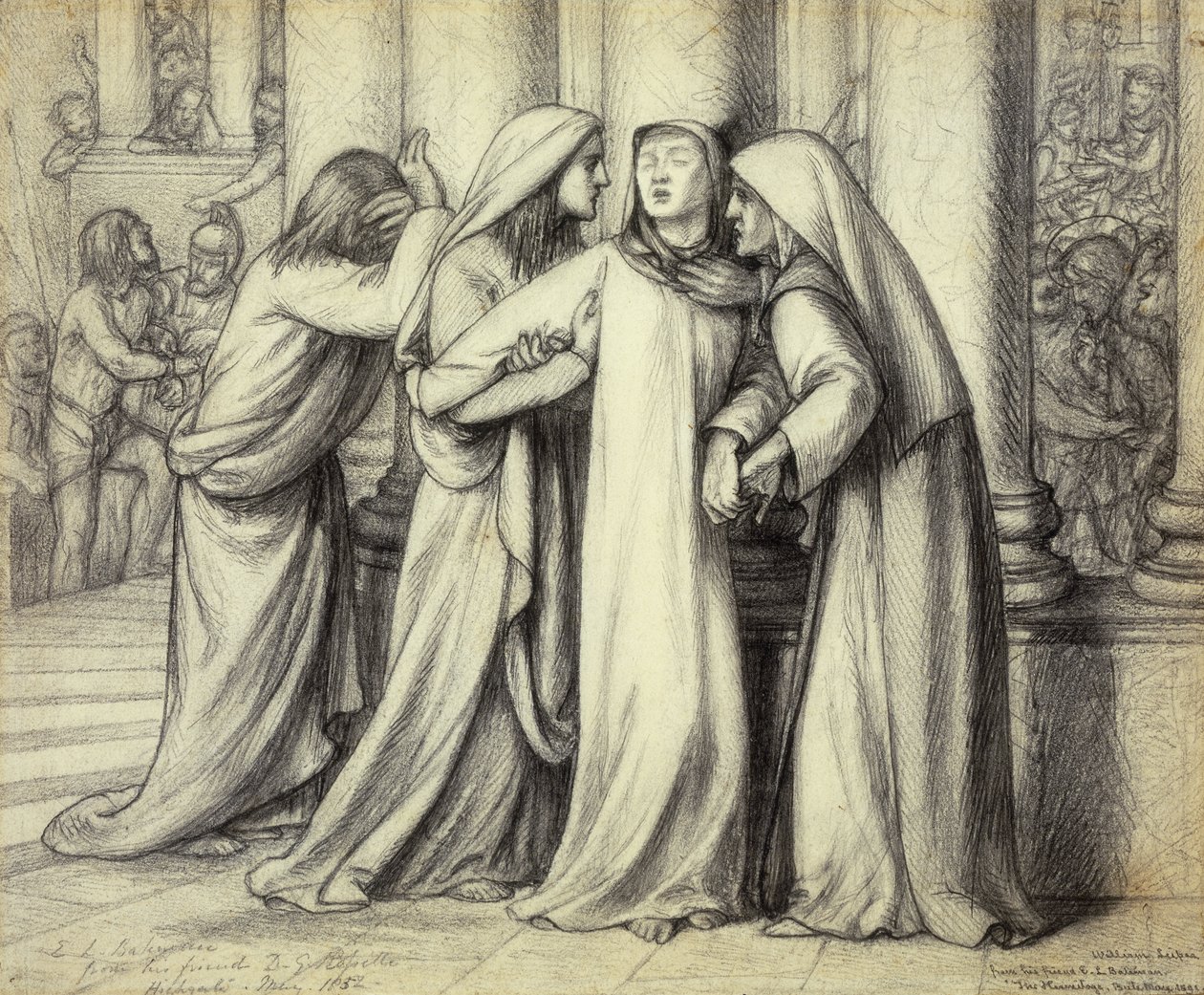 Szűz Mária vigasztalása, 1891 alkotó: Dante Gabriel Charles Rossetti