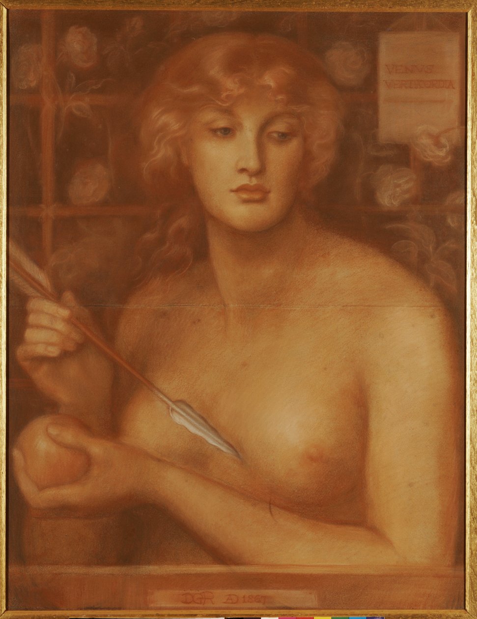 Venus Verticordia, 1867 alkotó: Dante Gabriel Charles Rossetti
