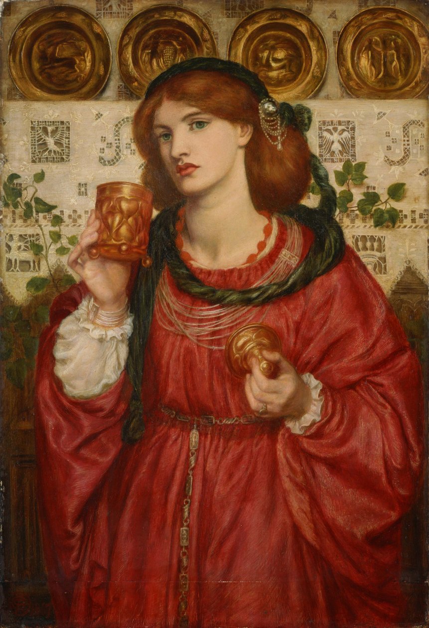 A szerelem csészéje alkotó: Dante Gabriel Rossetti