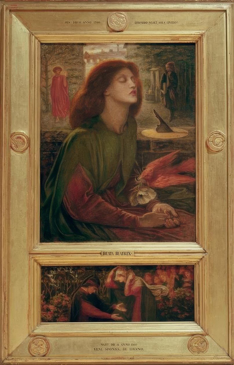 Beáta Beatrix alkotó: Dante Gabriel Charles Rossetti