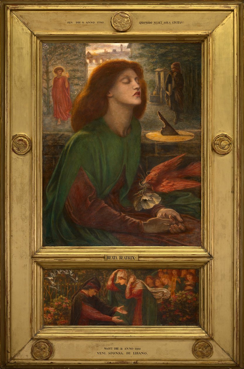 Beáta Beatrix, 187172. alkotó: Dante Gabriel Rossetti